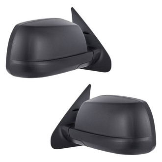 Replacement - Driver and Passenger Side Manual View Mirror Set (Non-Heated, Foldaway) (Standard Line)