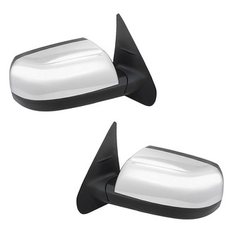 Replacement - Driver and Passenger Side Power View Mirror Set (Heated, Foldaway) (Standard Line)
