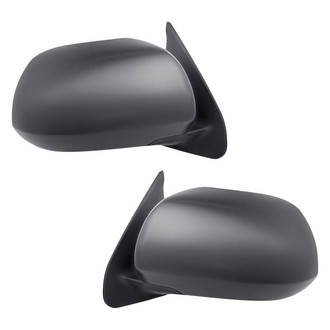Replacement - Driver and Passenger Side Manual View Mirror Set (Non-Heated, Foldaway) (Standard Line)