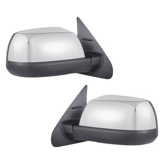 Replacement - Driver and Passenger Side Power View Mirror Set (Heated, Foldaway) (Standard Line)