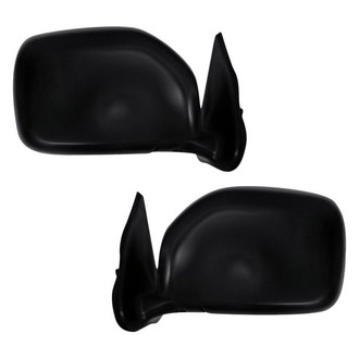 Replacement - Driver and Passenger Side Power Remote View Mirror Set (Non-Heated, Foldaway) (Standard Line)