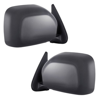 Replacement - Driver and Passenger Side Power Remote View Mirror Set (Non-Heated, Foldaway) (Standard Line)