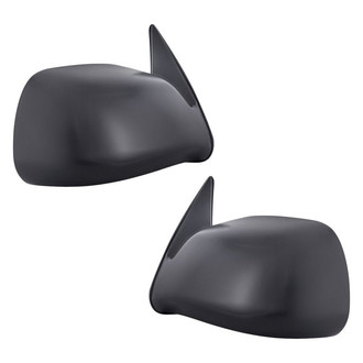 Replacement - Driver and Passenger Side Manual Remote View Mirror Set (Non-Heated, Non-Foldaway) (Standard Line)