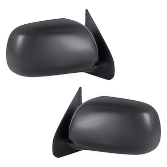 Replacement - Driver and Passenger Side Manual View Mirror Set (Non-Heated, Foldaway) (Standard Line)