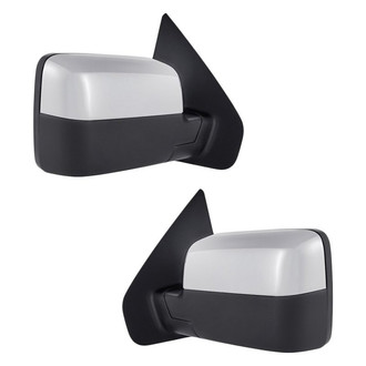 Replacement - Driver and Passenger Side Power View Mirror Set (Heated, Foldaway) (Standard Line)