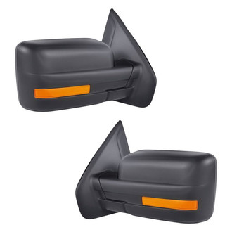 Replacement - Driver and Passenger Side Power View Mirror Set (Heated, Foldaway) (Standard Line)