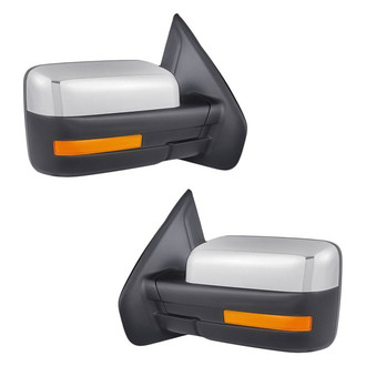 Replacement - Driver and Passenger Side Power View Mirror Set (Heated, Non-Foldaway) (Standard Line)
