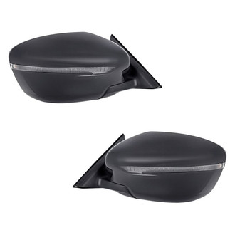 Replacement - Driver and Passenger Side Power View Mirror Set (Non-Heated, Foldaway) (Standard Line)