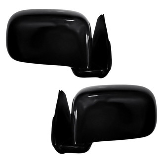 Replacement - Driver and Passenger Side Power Remote View Mirror Set (Non-Heated, Foldaway) (Standard Line)