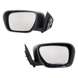 Replacement - Driver and Passenger Side Power View Mirror Set (Non-Heated, Foldaway) (Standard Line)