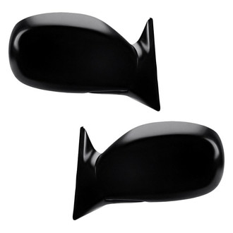Replacement - Driver and Passenger Side Manual View Mirror Set (Non-Heated, Foldaway) (Standard Line)