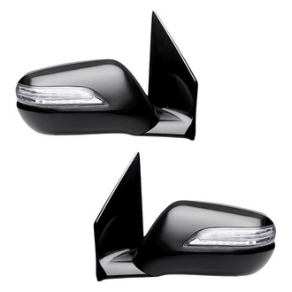 Replacement - Driver and Passenger Side Power View Mirror Set (Heated, Foldaway) (Standard Line)