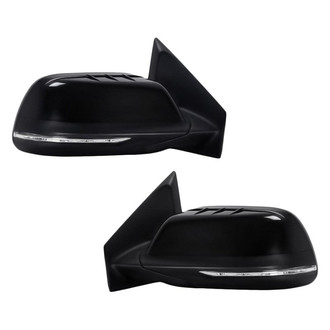 Replacement - Driver and Passenger Side Power View Mirror Set (Heated, Foldaway) (Standard Line)