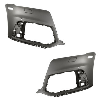 Replacement - Front Driver and Passenger Side Fog Light Cover Set (CAPA Certified)