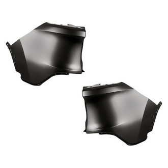 Replacement - Rear Driver and Passenger Side Bumper Cover Extension Set (CAPA Certified)