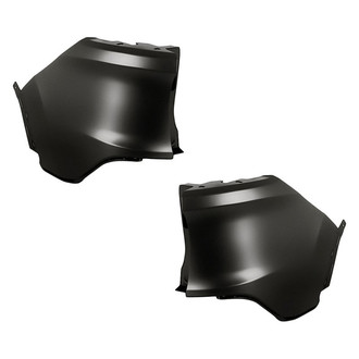 Replacement - Rear Driver and Passenger Side Bumper Cover Extension Set (CAPA Certified)