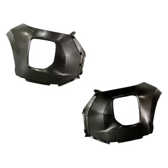 Replacement - Front Driver and Passenger Side Bumper Cover Set (Standard Line)
