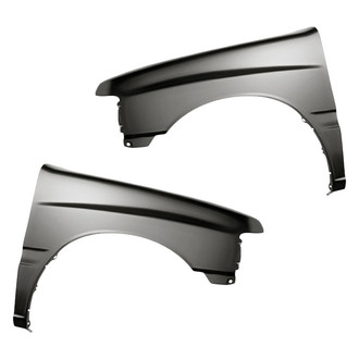 Replacement - Front Driver and Passenger Side Fender Set (CAPA Certified)