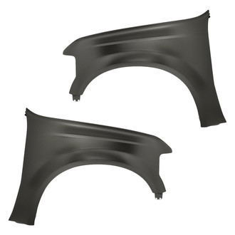 Replacement - Front Driver and Passenger Side Fender Set (Standard Line)