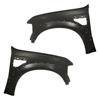 Replacement - Front Driver and Passenger Side Fender Set (Standard Line)