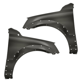 Replacement - Front Driver and Passenger Side Fender Set (Standard Line)