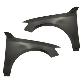 Replacement - Front Driver and Passenger Side Fender Set (CAPA Certified)