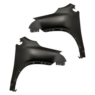 Replacement - Front Driver and Passenger Side Fender Set (CAPA Certified)