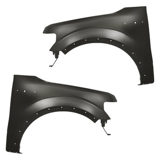 Replacement - Front Driver and Passenger Side Fender Set (CAPA Certified)