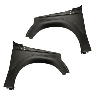 Replacement - Front Driver and Passenger Side Fender Set (CAPA Certified)