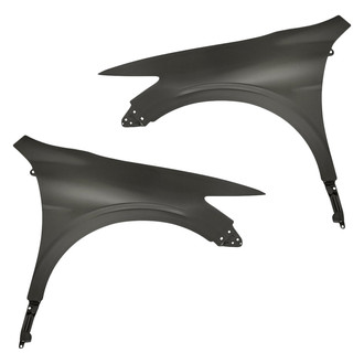 Replacement - Front Driver and Passenger Side Fender Set (CAPA Certified)