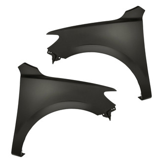 Replacement - Front Driver and Passenger Side Fender Set (CAPA Certified)
