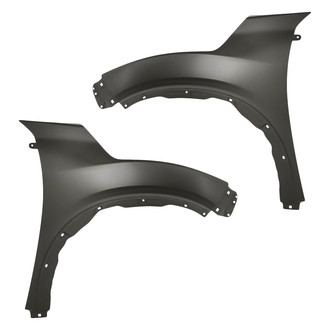 Replacement - Front Driver and Passenger Side Fender Set (Standard Line)