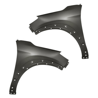 Replacement - Front Driver and Passenger Side Fender Set (CAPA Certified)