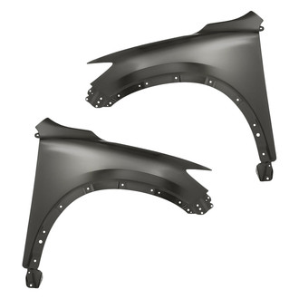 Replacement - Front Driver and Passenger Side Fender Set (CAPA Certified)