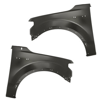 Replacement - Front Driver and Passenger Side Fender Set (Standard Line)