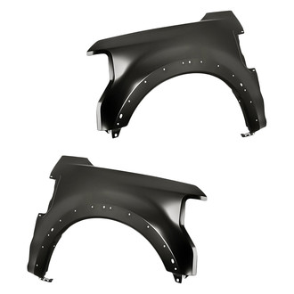 Replacement - Front Driver and Passenger Side Fender Set (CAPA Certified)