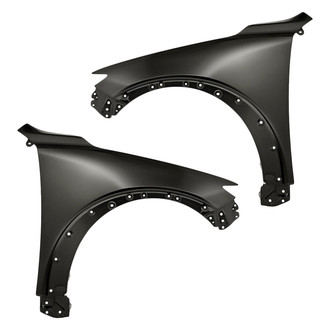 Replacement - Front Driver and Passenger Side Fender Set (CAPA Certified)