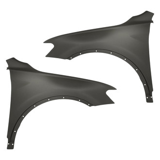 Replacement - Front Driver and Passenger Side Fender Set (CAPA Certified)