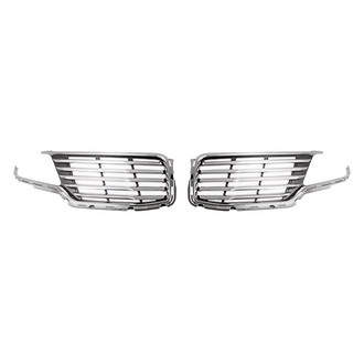 Replacement - Driver and Passenger Side Grille Set (CAPA Certified)