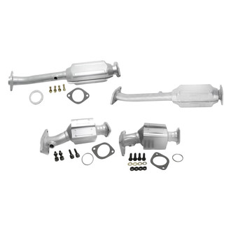 Replacement - Front and Rear Driver and Passenger Side Direct Fit Catalytic Converter Set