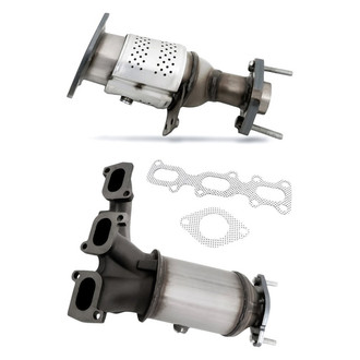 Replacement - Rear Driver and Passenger Side Direct Fit Catalytic Converter Set