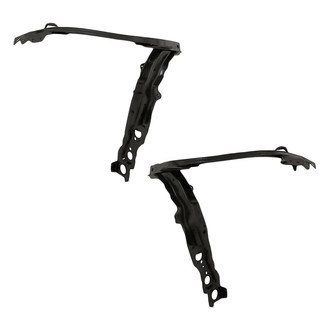 Replacement - Upper Driver and Passenger Side Radiator Support Tie Bar Set (CAPA Certified)