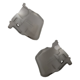 Replacement - Driver and Passenger Side Grille Air Deflector Set (CAPA Certified)