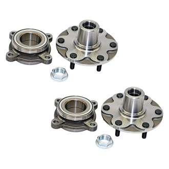 Replacement - Front Wheel Hub Assembly Kit with Bearings