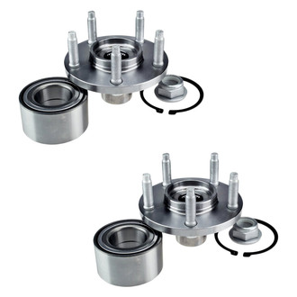 Replacement - Front Wheel Hub Assembly Kit with Bearings