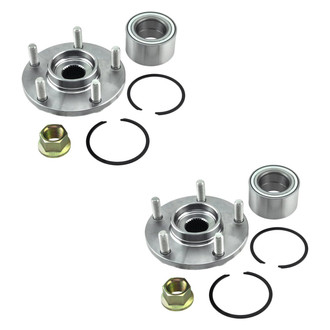 Replacement - Front Wheel Hub Assembly Kit with Bearings