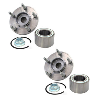 Replacement - Front Wheel Hub Assembly Kit with Bearings