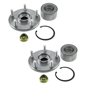 Replacement - Front Wheel Hub Assembly Kit with Bearings