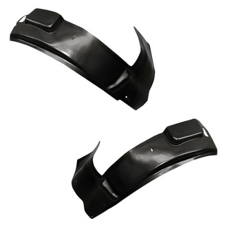 Replacement - Front Driver and Passenger Side Fender Liner Rear Section Set (Standard Line)