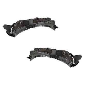 Replacement - Front Rearward Driver and Passenger Side Fender Liner Rear Section Set (Standard Line)